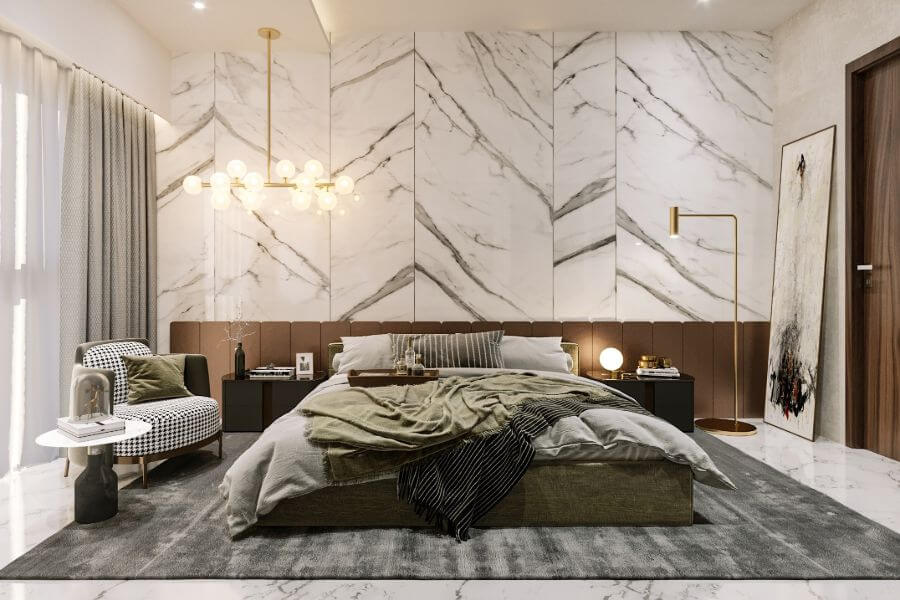 modern luxury bedroom interior design