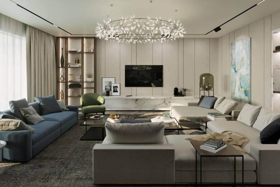 luxurious residential interior design